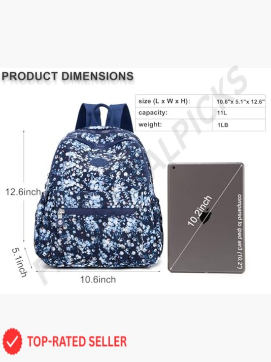 Mini Backpack Purse for Women Small Nylon Anti Theft Travel Bag main image 4